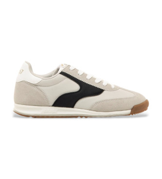 Mustang para mujer. 60858 Zapatillas Olympic gris (41), Tela, Plano, Cordones, Casual