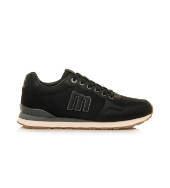 Mustangvoor mannen. 84755 Sportschoenen Porland zwart (41), Plat, Veters, Casual