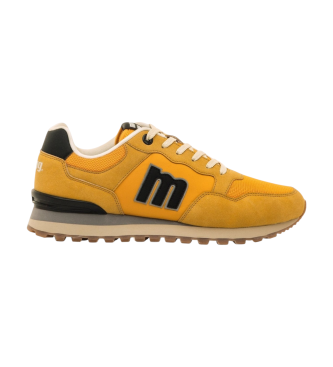 MTNG para hombre. 84711 Zapatillas Portlandos amarillo (42), Tela, Plano, 1 a 3cm, Cordones, Casual