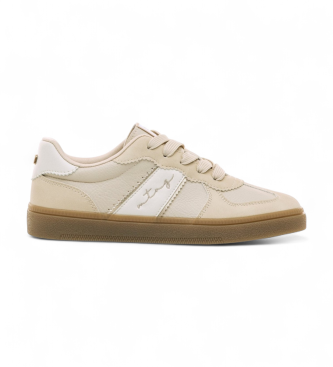 MTNG para mujer. 60860 Zapatillas Roy beige (37), Plano, Cordones, Casual