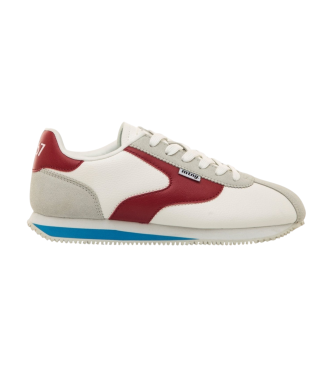 Mustang para mujer. 60884 Zapatillas Zeta blanco (40), Plano, Cordones, Casual