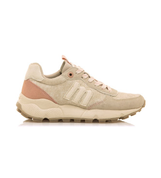 Mustangvoor vrouwen. 60883 Klim beige sportschoenen (36), Plat, Veters, Casual