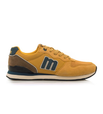 MTNG para hombre. 84467 Zapatillas Joggo amarillo (46), Plano, Cordones, Casual