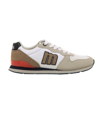 MTNG para hombre. 84467 Zapatillas Joggo blanco (42), Tela, Plano, Cordones, Casual