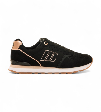 MTNG para mujer. 60441 Zapatillas Joggo negro (37), Tela, Plano, Cordones, Casual