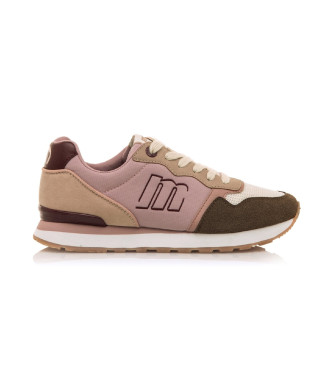 Mustang para mujer. 60441 Zapatillas Sport Joggo rosa (36), Plano, Cordones, Casual