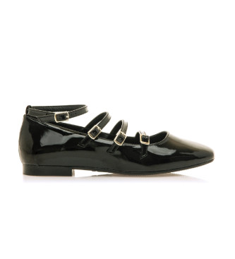MTNG para mujer. 59777 Zapatos Camille Negro (36), 1 a 3cm, Hebilla, Casual