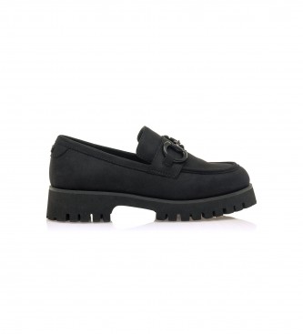 MTNG para mujer. 53238 Mocasines Lenox negro (38), Tela, 3 a 5cm, Ninguno, Casual, MTNG outlet 2024.