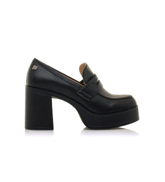 MTNG para mujer. 54149 Mocasines Sixties negro -Altura tacón 8cm- (41), 5 a 8cm, Ninguno, Casual, Fiesta, Clásico, MTNG outlet 2024.