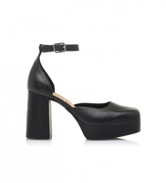 MTNG para mujer. 52798 Zapatos de piel Jacqueline Negro -Altura tacón 9,5cm- (41), 8 a 10cm, Hebilla, Casual, Fiesta, MTNG outlet 2024.