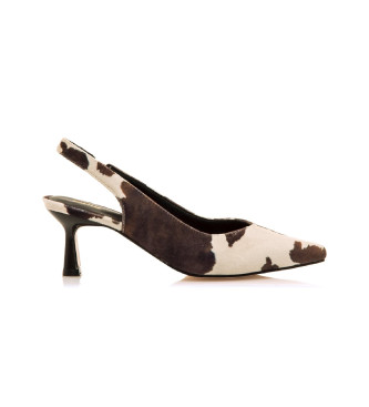 Mustang para mujer. 54163 Zapatos Ninettte animalprint (40), 3 a 5cm, Ninguno, Casual, Animal print