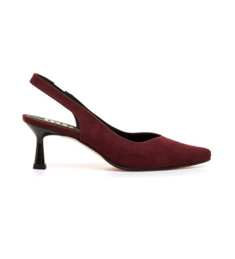Mustangvoor vrouwen. 54163 Ninette kastanjebruine schoenen (41), 3 tot 5 cm, Geen, Casual, Feest, Granaatappel, Klassiek