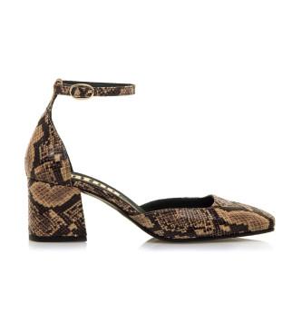 MTNG para mujer. 54565 Zapatos Rosalie animal print (36), Tela, 5 a 8cm, Hebilla, Casual
