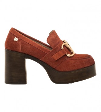 MTNG para mujer. 54031 Zapatos de piel SIXTIES rojo -altura tacón: 8cm- (37), 5 a 8cm, Serraje, Ninguno, Casual, MTNG outlet 2024.