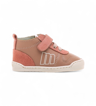Mustang Kids para niña. 49041 Zapatillas Free Baby rosa (21), Piel, Plano, Velcro, Casual, moda infantil