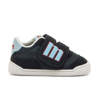 Mustang Kids unisex para niños. 48934 Zapatillas Free Baby marino (24), Tela, Plano, Velcro, Casual, moda infantil