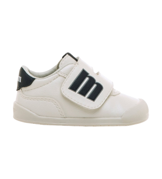 Mustang Kids unisex para niños. 48909 Zapatillas Free Baby blanco (21), Plano, 1 a 3cm, Velcro, Casual, moda infantil