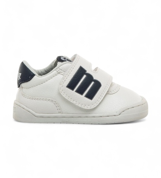 MTNG unisex para niños. 48909 Zapatillas Free Baby blanco (24), Plano, Velcro, Casual, moda infantil