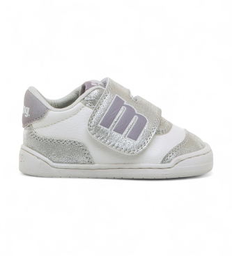 Mustang Kids unisex para niños. 48934 Zapatillas Free Baby blanco (22), Plano, Velcro, Casual, moda infantil