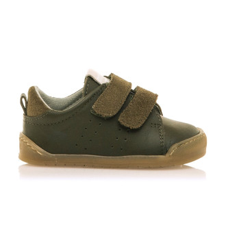 MTNG unisex para niños. 48850 Zapatillas de piel Free Baby Verde (22), 1 a 3cm, Velcro, Casual, moda infantil