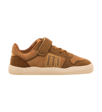MTNGunisex voor kinderen. 49313 Trainers Vrij Bruin (35), Plat, Klittenband, Casual, kinderkleding