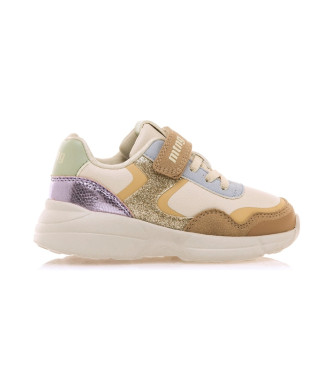 Mustang Kids para niña. 48985V Zapatillas Evo Beige (28), 3 a 5cm, Cordones, Casual, moda infantil, Mustang Kids outlet 2024.