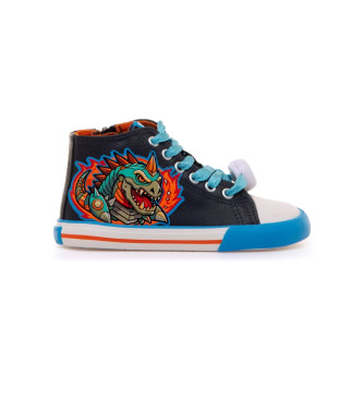 Mustang Kids unisex para niños. 49335 Zapatillas Free marino (30), Plano, Cordones, Casual, moda infantil