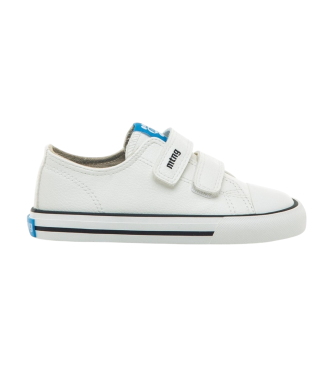 MTNG unisex para niños. 49049 Zapatillas Respect Emi blanco (25), Plano, Velcro, Casual, moda infantil