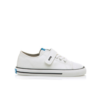 Mustang Kidsunisex voor kinderen. 49065 Trainers Respect wit (28), Plat, Veters, Casual, kinderkleding