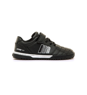 MTNG unisex para niños. 49323 Zapatillas Respect Play negro (32), Plano, Velcro, Casual, moda infantil