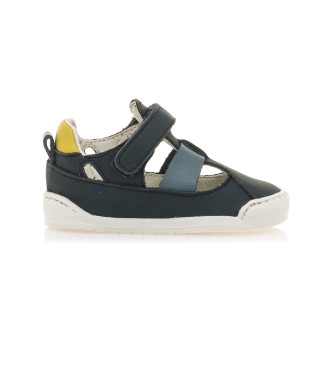 Mustang Kids unisex para niños. 48906 Zapatillas de Piel Free marino (25), Plano, Velcro, Casual, moda infantil, Mustang Kids outlet 2024.