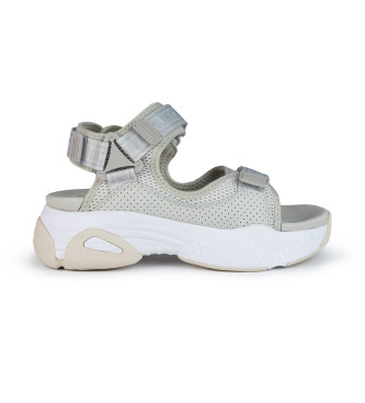 Munich para mujer. 4177007 Sandalias Areia 07 beige (40), 1 a 3cm, Velcro, Casual, Munich outlet 2024.