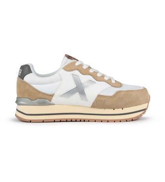 Munich para mujer. 1699022 Zapatillas Dash Sky blanco, beige (36), 1 a 3cm, 3 a 5cm, Cordones, Casual, Munich outlet 2024.