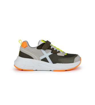 Munich unisex para niños. 8890093 Zapatillas Mini Track Vco 93 verde (37), Plano, Cordones, Velcro, Casual, Deportivo, moda infantil, Munich