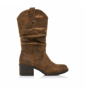 MTNG para mujer. 52463 Botas Perseah H marrón - Altura tacón 5.7cm - (36), 5 a 8cm, Cremallera, Casual, MTNG outlet 2024.