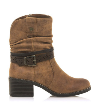 MTNG para mujer. 52764 Botines Persea H marrón -Altura tacón 5,7cm- (37), 5 a 8cm, Cremallera, Casual, MTNG outlet 2024.