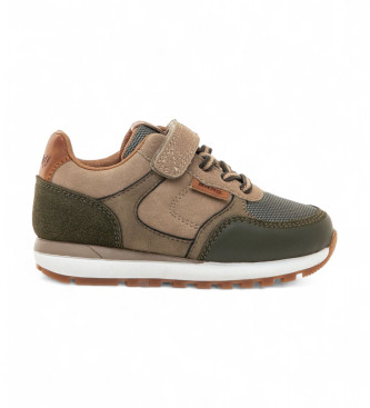 Mustang Kids unisex para niños. 48979V Zapatillas Casty marrón (34), Plano, Velcro, Casual, moda infantil, Mustang Kids outlet 2024.