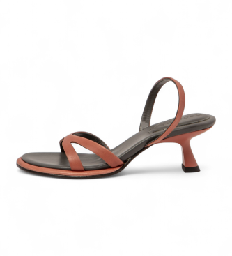 Neosens para mujer. 331681188003_006 Sandalias de piel S3168 Godello naranja (41), 1 a 3cm, Ninguno, Casual