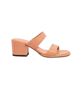 Sandalias de piel S3174 rosa -Altura tacón 6cm- (38), 5 a 8cm, Ninguno, Casual, Fiesta, Neosens outlet