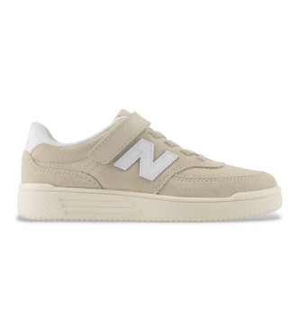 New Balance unisex para niños. P080V2_KL Zapatillas 080 Bungee Lace beige (32), Piel, Plano, Cordones, Velcro, Casual, moda infantil