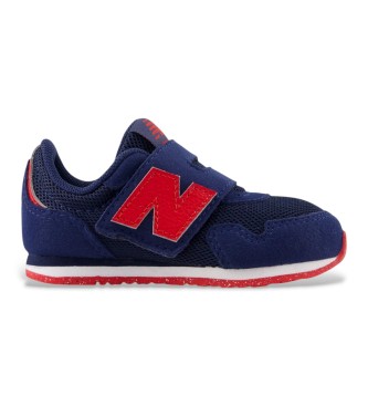 New Balance unisex para niños. I323V1_KL Zapatillas 323 Hook & Loop marino (18.5), Plano, Velcro, Casual, moda infantil