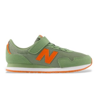 New Balance unisex para niños. P323V1_KL Zapatillas 323 Hook & Loop verde (35), Plano, Cordones, Velcro, Casual, moda infantil