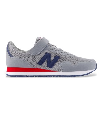 New Balance unisex para niños. P323V1_KL Zapatillas 323 Hook & Loop gris (33), Plano, Cordones, Velcro, Casual, moda infantil