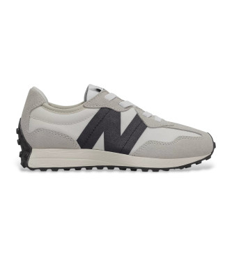 New Balance unisex para niños. PH327V1 Zapatillas 327 gris (30), Plano, Cordones, Casual, moda infantil