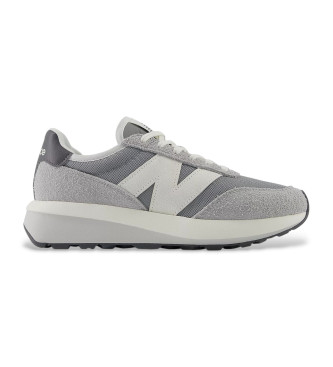 New Balance Unisex. U370V1 TéNis De Couro 370 Cinzento (42), 1 A 3Cm, CordãO, Casual, Cinza-image