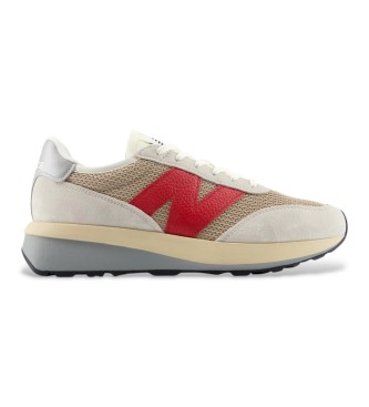 New Balance unisex. U370V1_LI Träningsskor 370 beige (38.5), Karta, Nyckelband, Casual