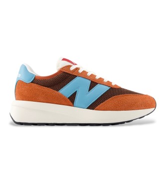 New Balance Unisex. U370V1_LI Scarpe Da Ginnastica Arancioni 370 (44), Basso, Stringhe, Casual, Arancione, Mesh