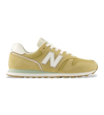 New Balance para mujer. WL373V2 Zapatillas 373V2 amarillo (39), Plano, Cordones, Casual, Mostaza