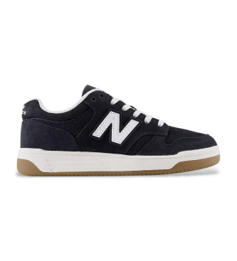 New Balance unisex Zapatillas de piel LACE negro