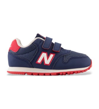 New Balance unisex para niños. IV500V1 Zapatillas 500 Hoook & Loop marino (21), Plano, Velcro, Casual, moda infantil